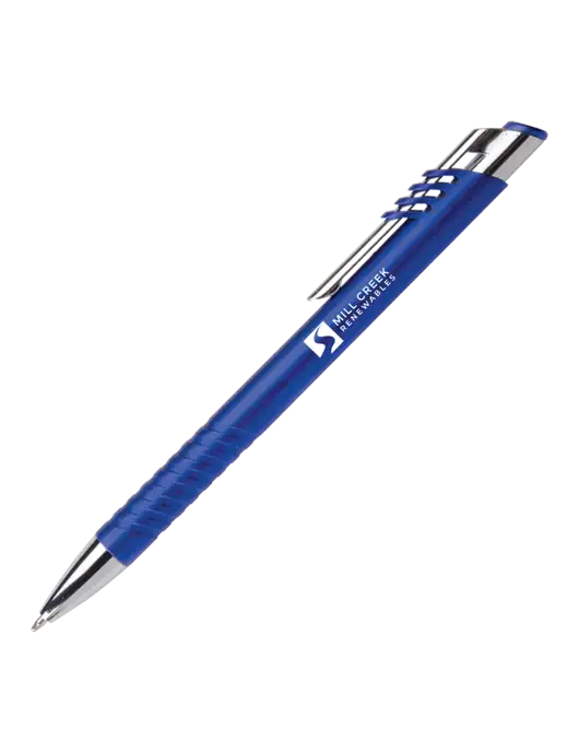 Schirhart Blue Pen - Black Ink w/Mill Creek Renewables Logo