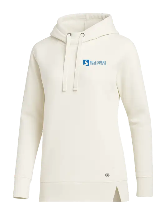 OGIO Ivory Luuma Pullover Fleece Hoodie w/Mill Creek Renewables Logo