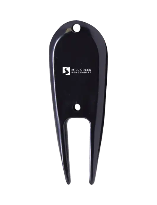 Black Divot Tool w/Mill Creek Renewables Logo