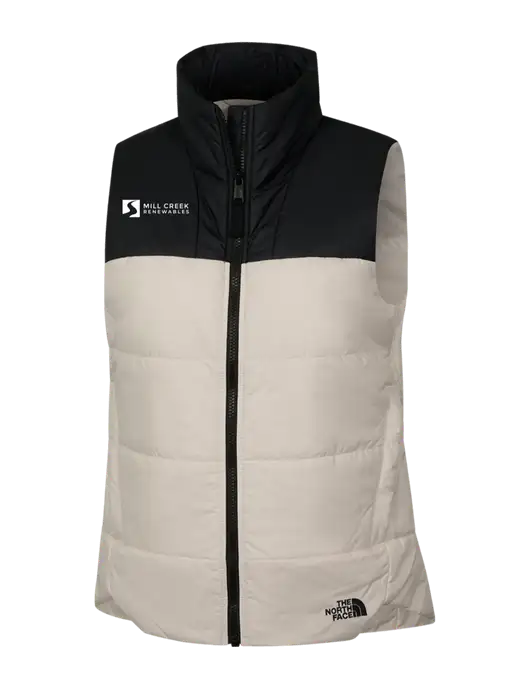 The North Face Womens Ivory Everyday Insulated Vest w/Mill Creek Renewables Logo