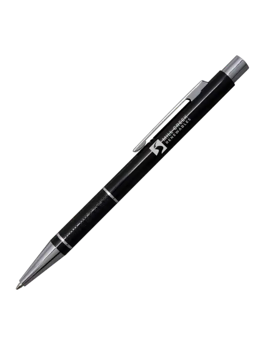 St George Black Pen - Blue Ink w/Mill Creek Renewables Logo
