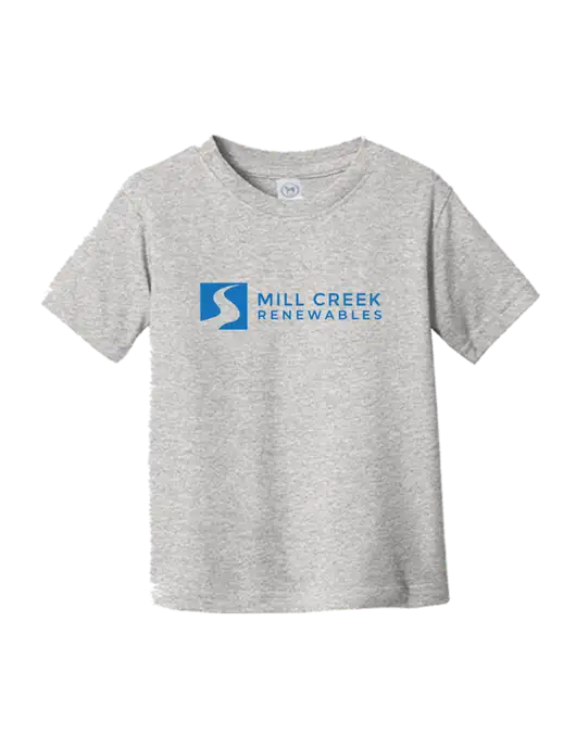 Rabbit Skins Light Grey Heather Toddler Fine Jersey Tee w/Mill Creek Renewables Logo