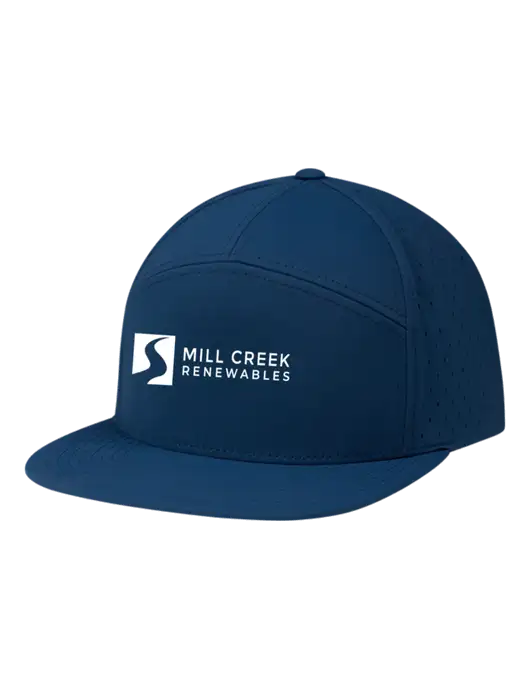 Richardson Light Navy Cannon Cap w/Mill Creek Renewables Logo