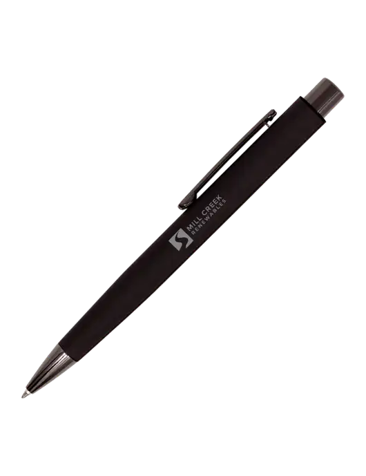 Moana Comfort Black - Black Ink w/Mill Creek Renewables Logo