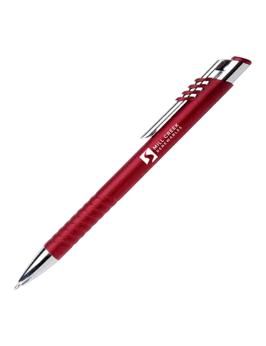 Schirhart Red Pen - Black Ink w/Mill Creek Renewables Logo