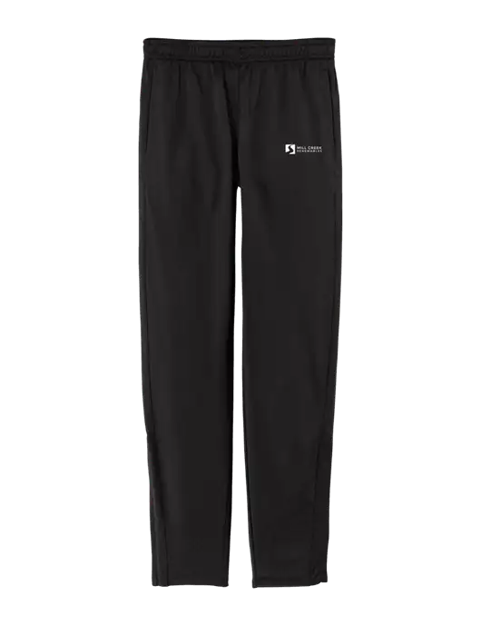 Tricot Black Track Jogger w/Mill Creek Renewables Logo
