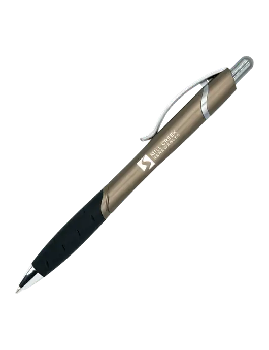 Summerhill Grey Pen - Black Ink w/Mill Creek Renewables Logo
