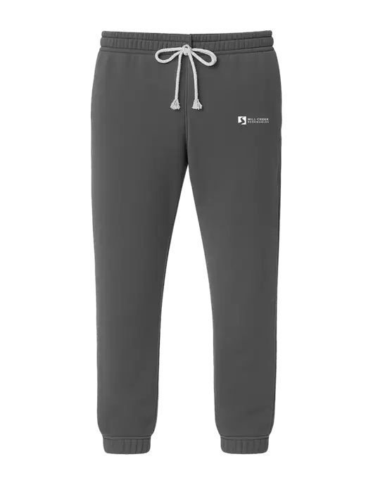 Comfort Colors Garment-Dyed Dark Grey Lightweight Fleece Sweatpants w/Mill Creek Renewables Logo