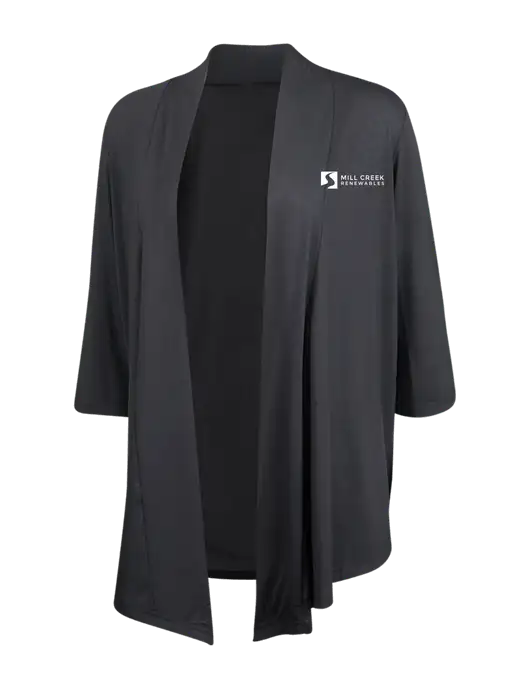 Grey Smoke Womens Concept Shrug w/Mill Creek Renewables Logo