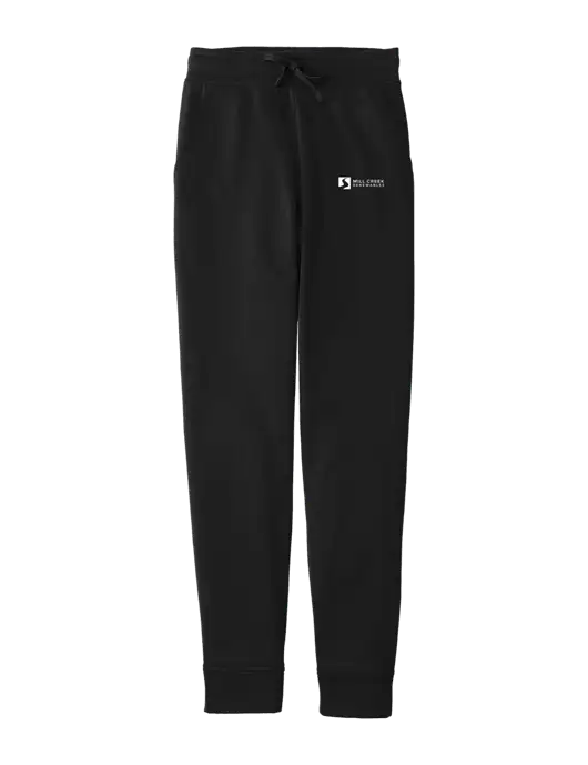 Sport-Wick Black Fleece Jogger w/Mill Creek Renewables Logo