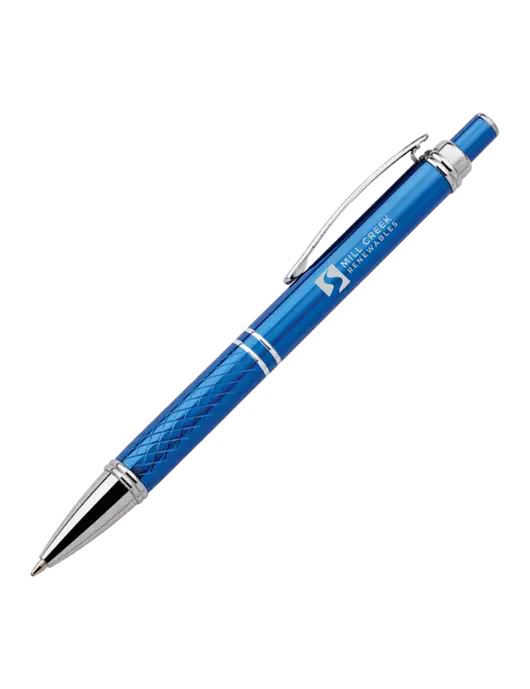 Royal Stellar Scribe Pen - Black Ink w/Mill Creek Renewables Logo