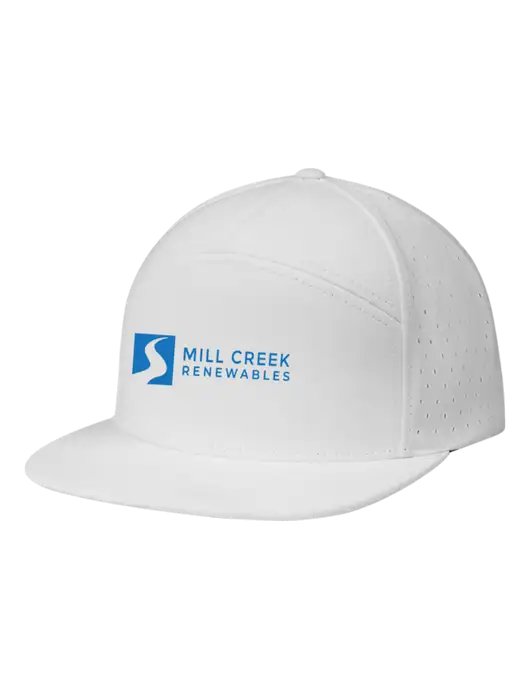 Richardson White Cannon Cap w/Mill Creek Renewables Logo