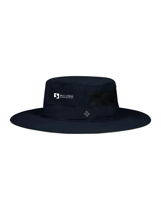 Columbia Navy Bora Bora Booney  Hat w/Mill Creek Renewables Logo