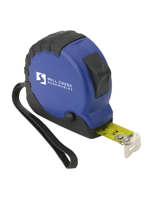 Blue Tape Measure, 16' w/Mill Creek Renewables Logo