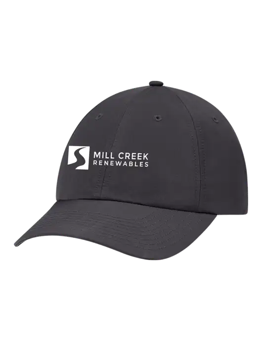 Richardson Relaxed Performance Lite Dark Grey Cap w/Mill Creek Renewables Logo