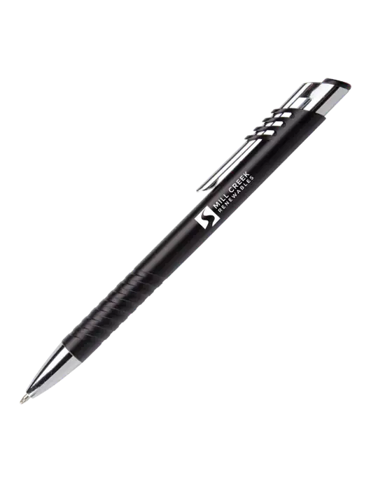 Schirhart Black Pen - Black Ink w/Mill Creek Renewables Logo