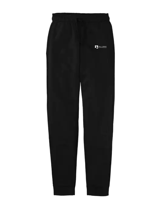 Core Fleece Black Jogger w/Mill Creek Renewables Logo