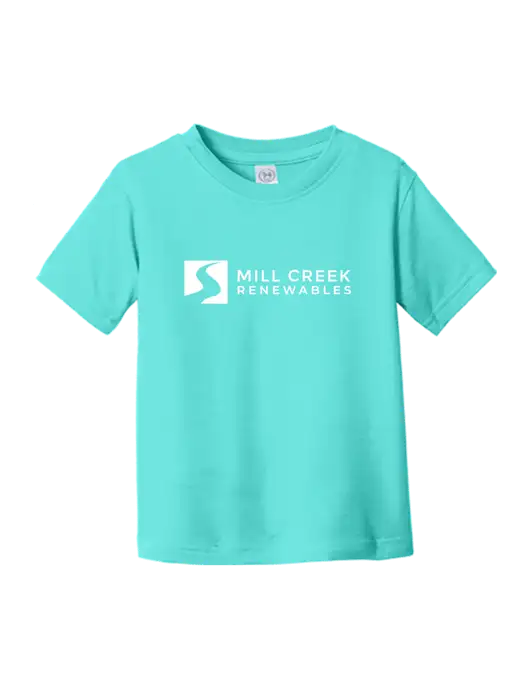 Rabbit Skins Carribean Toddler Fine Jersey Tee w/Mill Creek Renewables Logo