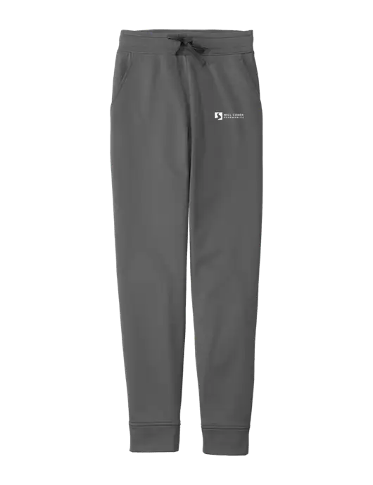 Sport-Wick Dark Grey Fleece Jogger w/Mill Creek Renewables Logo