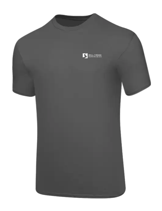 Core Blend Medium Grey T-Shirt w/Mill Creek Renewables Logo