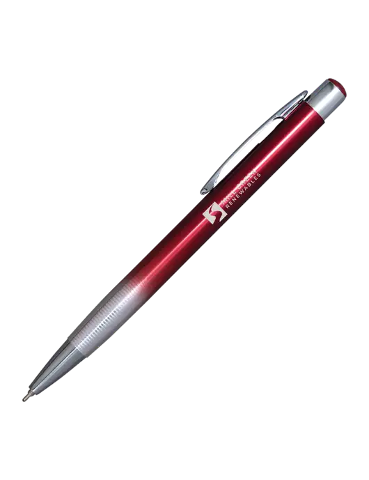 Desi Ombre Maroon Pen - Black Ink w/Mill Creek Renewables Logo