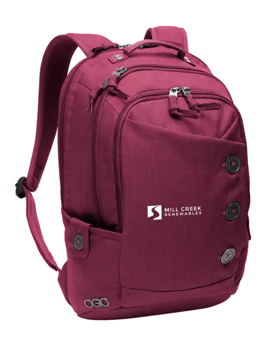 OGIO Sunset Cardinal Ladies Melrose Pack w/Mill Creek Renewables Logo
