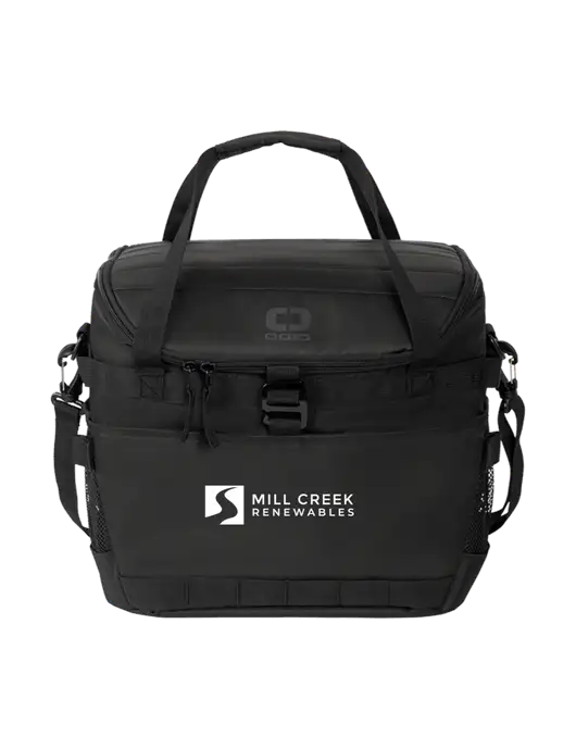 OGIO Black Sprint 24-Pack Cooler w/Mill Creek Renewables Logo