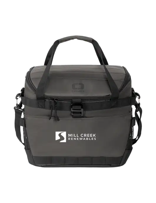 OGIO Dark Grey Sprint 24-Pack Cooler w/Mill Creek Renewables Logo