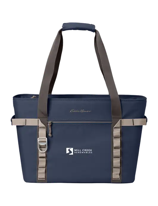 Eddie Bauer Navy Max Cool Tote Cooler  w/Mill Creek Renewables Logo