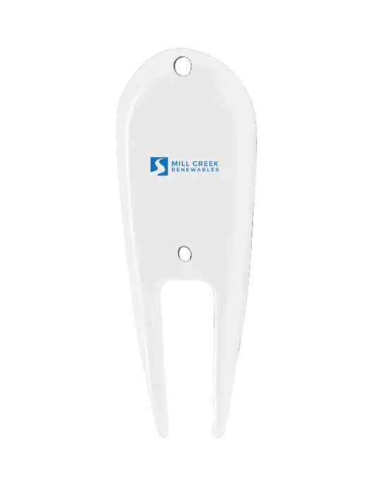 White Divot Tool w/Mill Creek Renewables Logo
