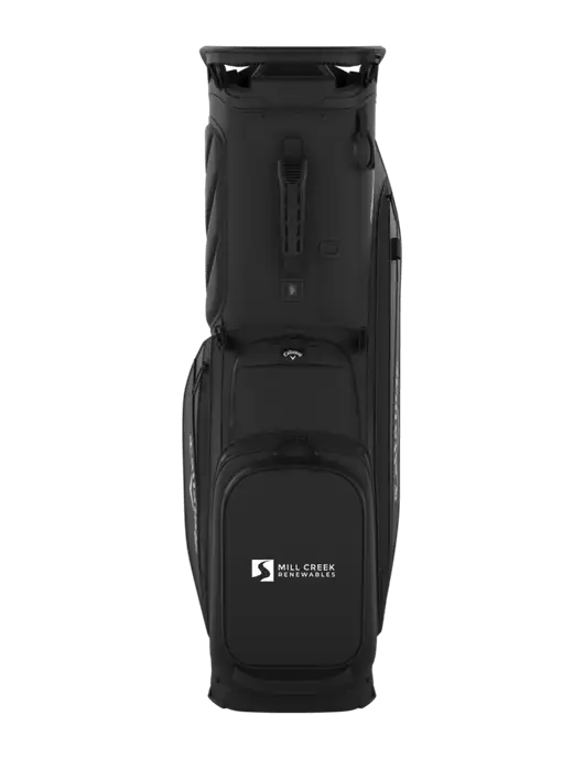 Callaway Fairway 14 Black Golf Bag w/Mill Creek Renewables Logo