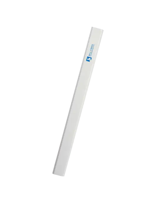 White Carpenter Pencil w/Mill Creek Renewables Logo